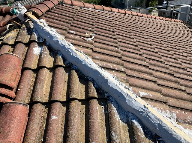 モニエル瓦　シルガード設置